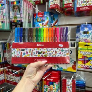 20 Marcadores Escolares 