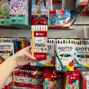 6 Marcadores 2220 PASTEL